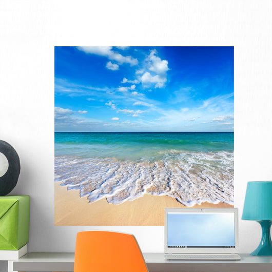 Beautiful Beach and Sea Wall Decal