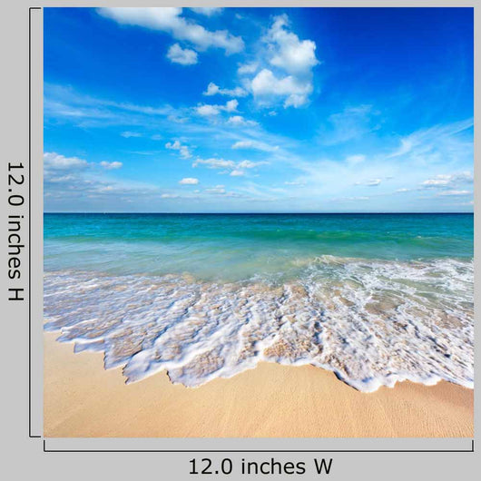 Beautiful Beach and Sea Wall Decal