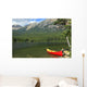 Old Red Canoe Wall Decal