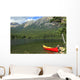 Old Red Canoe Wall Decal
