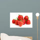 Strawberries over White Wall Decal