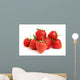 Strawberries over White Wall Decal