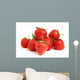 Strawberries over White Wall Decal