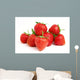 Strawberries over White Wall Decal