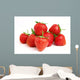 Strawberries over White Wall Decal