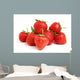 Strawberries over White Wall Decal