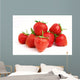Strawberries over White Wall Decal