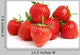 Strawberries over White Wall Decal