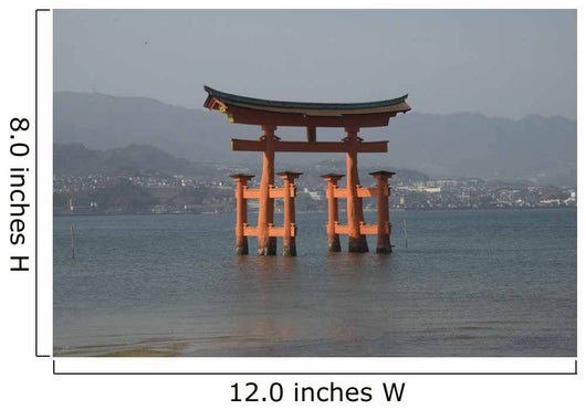 Torii Gateway Miyajima Shrine Wall Decal