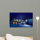Vector Winter Landscape Wall Decal
