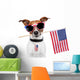 American Dog Wall Decal