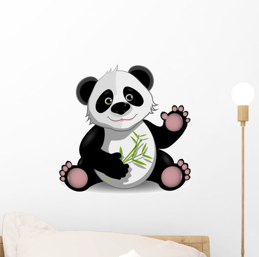 Funny Panda Wall Decal