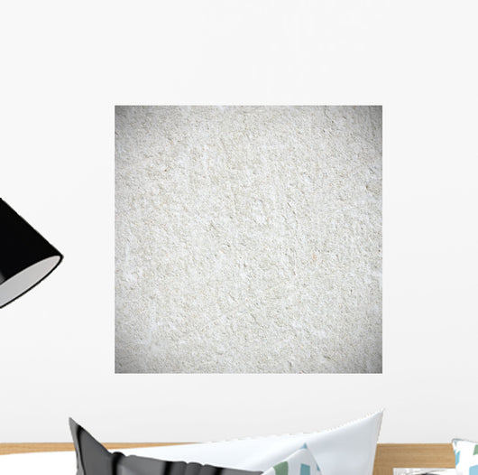 White Wall Texture Square Wall Decal