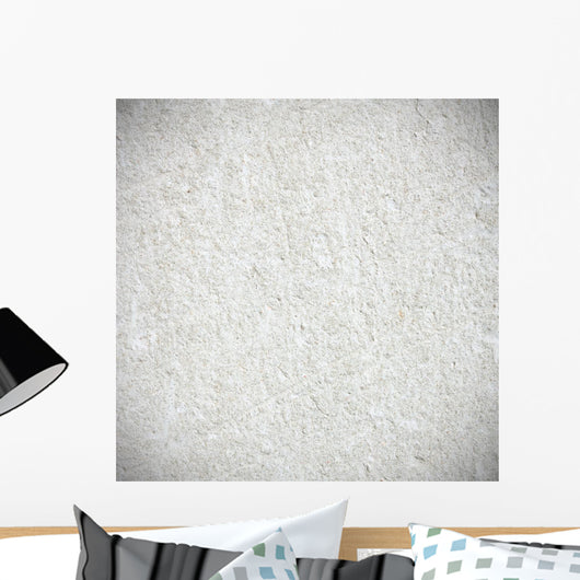 White Wall Texture Square Wall Decal