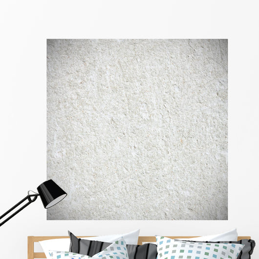 White Wall Texture Square Wall Decal