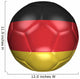 3D Soccer Balls Wall Decal