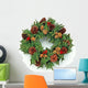 Christmas Wreath Wall Decal
