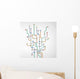 Abstract Subway Map Wall Decal