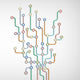 Abstract Subway Map Wall Decal