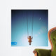 Little Girl Swing Wall Decal