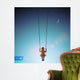Little Girl Swing Wall Decal