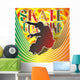 Skateboarding Wall Decal