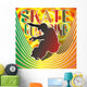 Skateboarding Wall Decal
