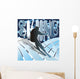 Skiing Wall Mural