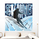 Skiing Wall Mural