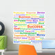 Word Cloud Business Concept Wall Decal