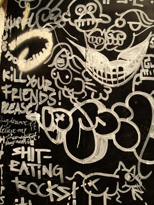 Graffiti Rock Wall Decal