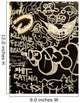 Graffiti Rock Wall Decal