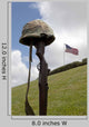 Fallen Soldier Battle Cross Wall Decal