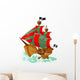 Pirate Ship Wall Decal