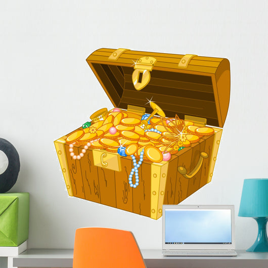 Treasure Chest Wall Decal