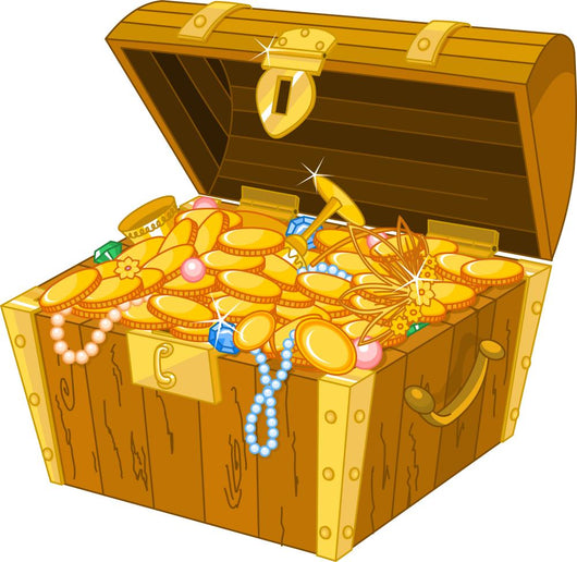 Treasure Chest Wall Decal