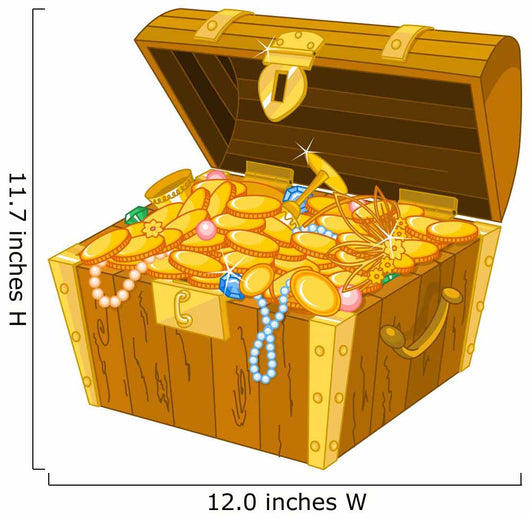 Treasure Chest Wall Decal