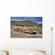 Car Crashed Desert Wall Decal