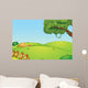 Empty Field Wall Decal