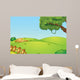 Empty Field Wall Decal