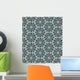 Seamless Arabesque Flower Pattern Wall Decal