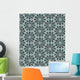 Seamless Arabesque Flower Pattern Wall Decal