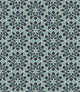 Seamless Arabesque Flower Pattern Wall Decal