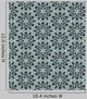 Seamless Arabesque Flower Pattern Wall Decal