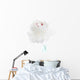 White Peony Wall Decal