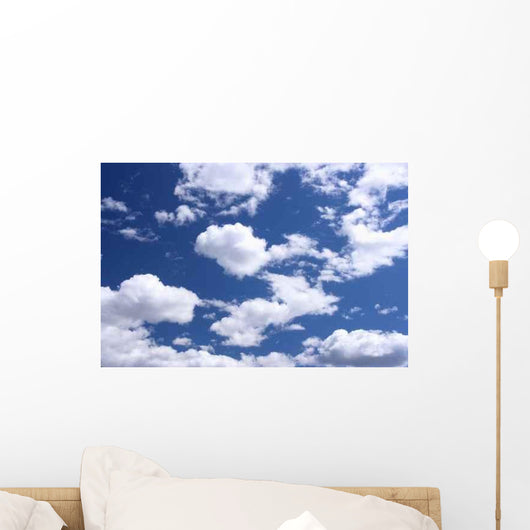 White Clouds Wall Decal