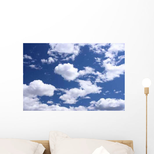 White Clouds Wall Decal