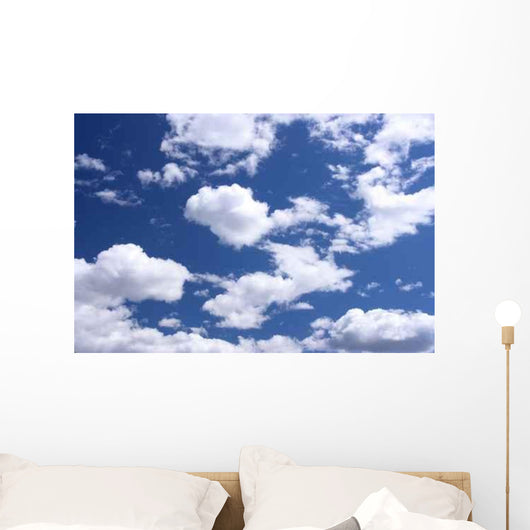 White Clouds Wall Decal