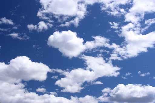 White Clouds Wall Decal