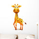 Giraffe Cartoon Wall Decal